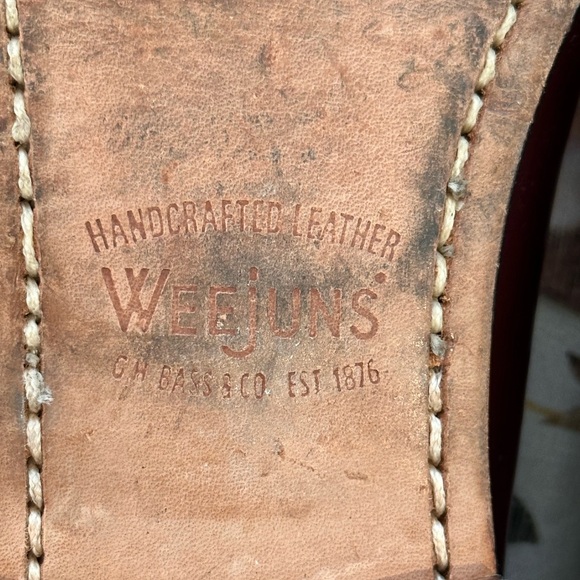 G.H. Bass & Co. Burgundy Tassel Loafers - Picture 8 of 10